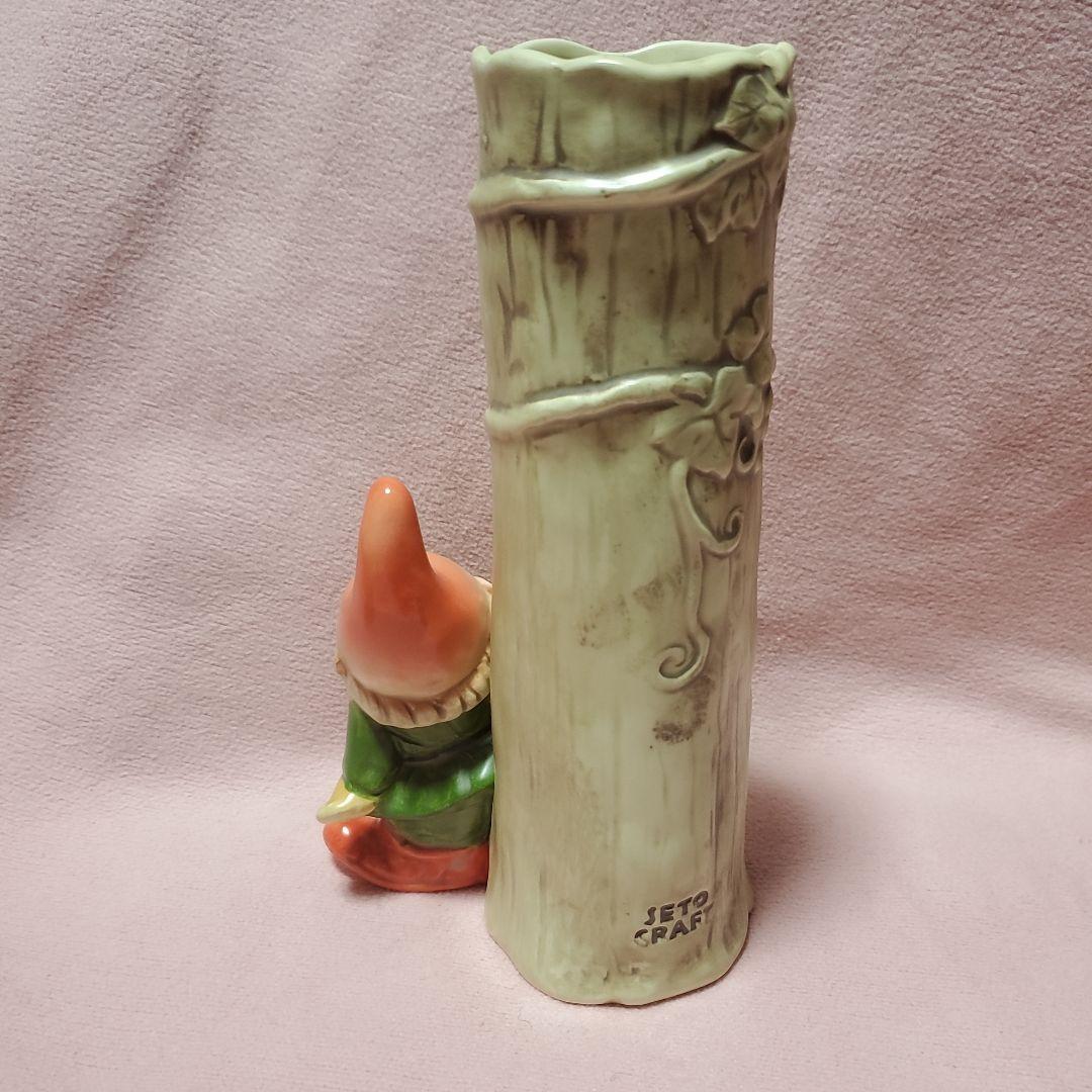 SETO CRAFT 陶器 花瓶 小人 セトクラフト レトロ 妖精 ノーム - メルカリ