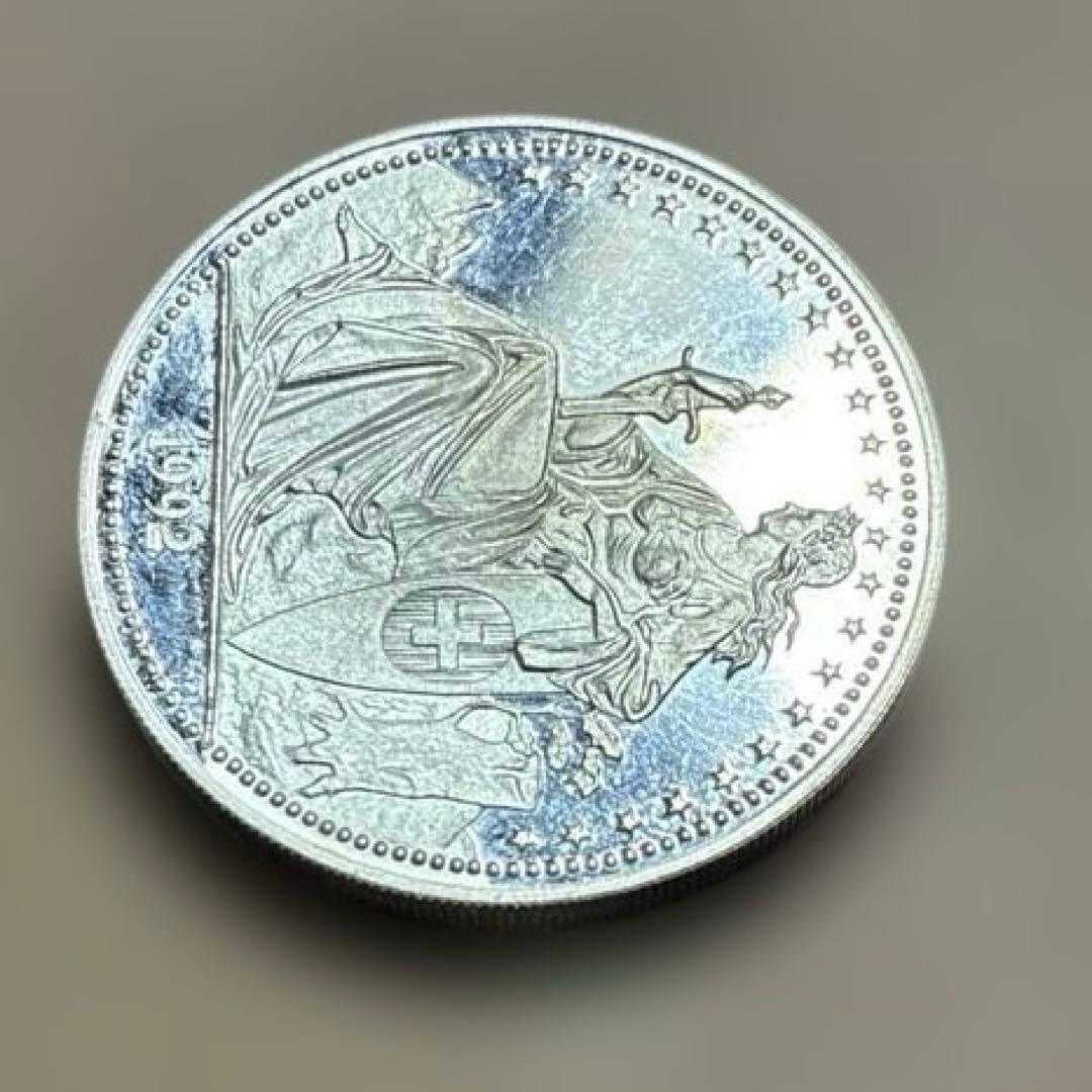 な*い様 旧スイス記念銀貨 - メルカリ