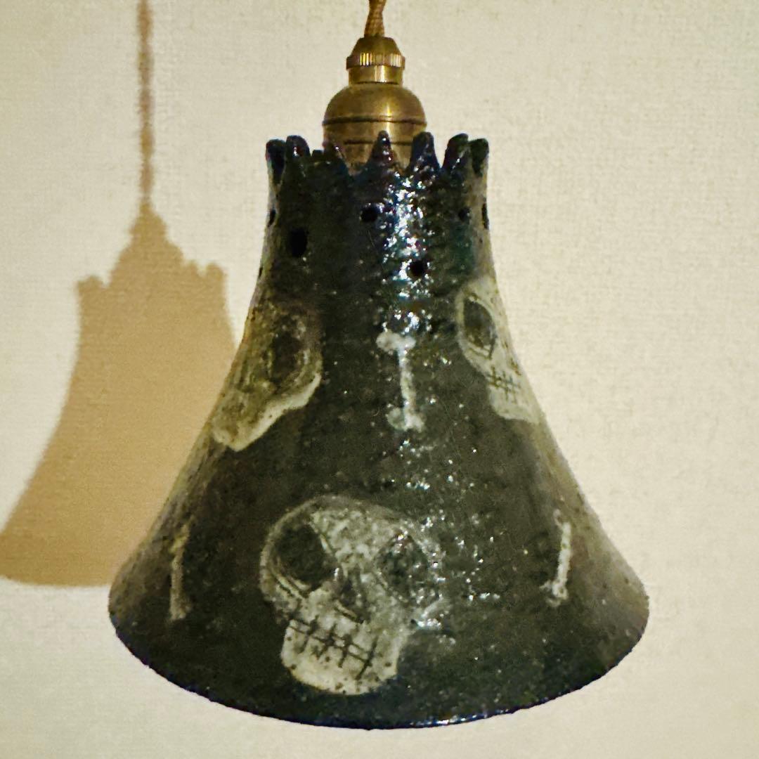 やちむん　工房十鶴　ランプシェード ランプシェード #陶器のシェード #民藝 #石垣島 #やちむん @atelier.tenchi