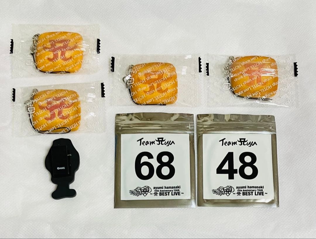 浜崎あゆみ クッキー型ストラップ マグネット クリップ 新品 Team Ayu