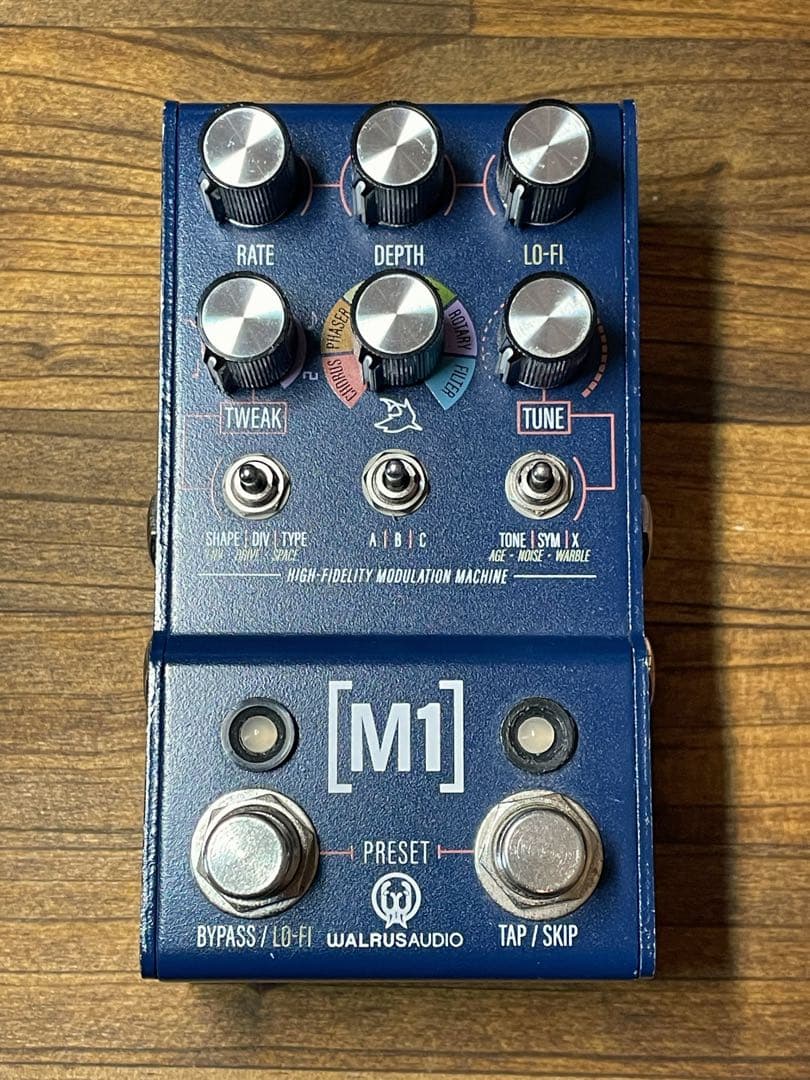 Walrus Audio M1 空間系マルチエフェクター トレモロ コーラス Mako Series MKII: M1 High-Fidelity Modulation Machine