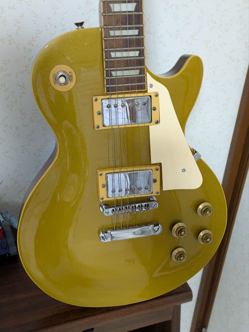激レア　ゴールドトップ レスポールエレキギター　DH Vamp Co エピフォン Epiphone / Inspired by Gibson Les Paul Standard 50s Gold Top