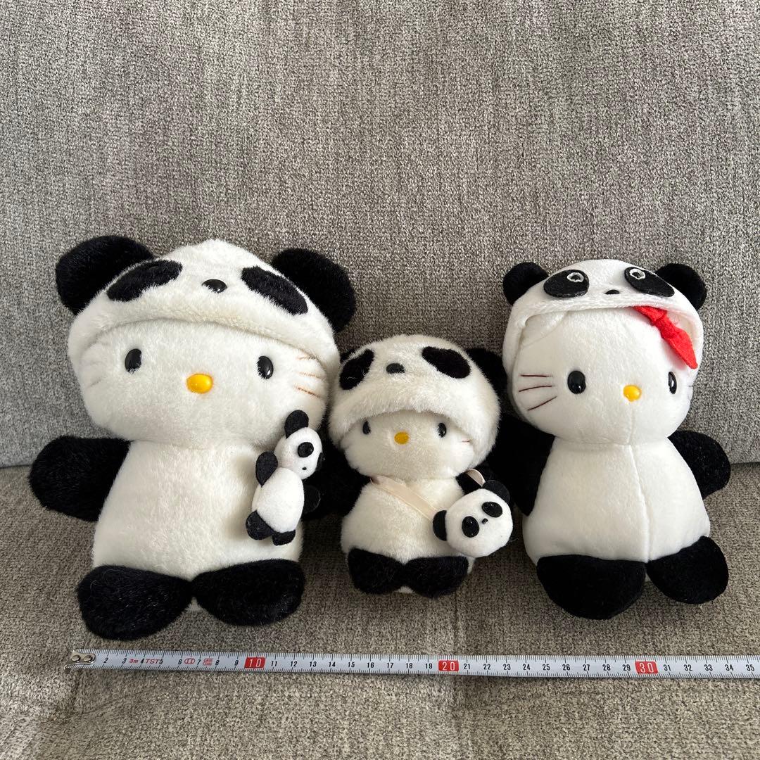 値下げ】ハローキティ ぬいぐるみ 着ぐるみ パンダ まとめ売り - メルカリ