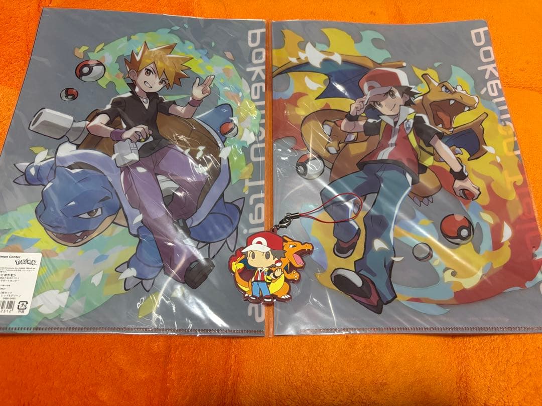 ポケモントレーナーズ レッド&グリーン A4クリアファイル2枚セット