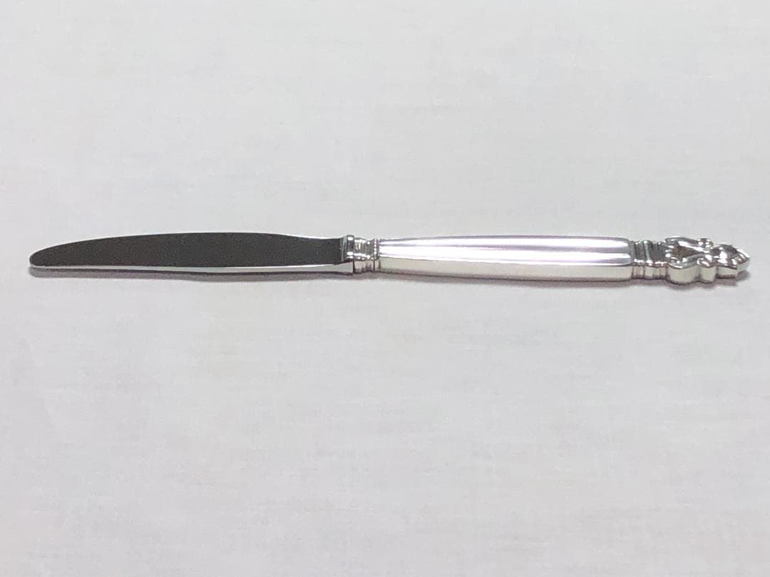 美品 ジョージジェンセン ACORN ディナーナイフ STERLING ① - メルカリ