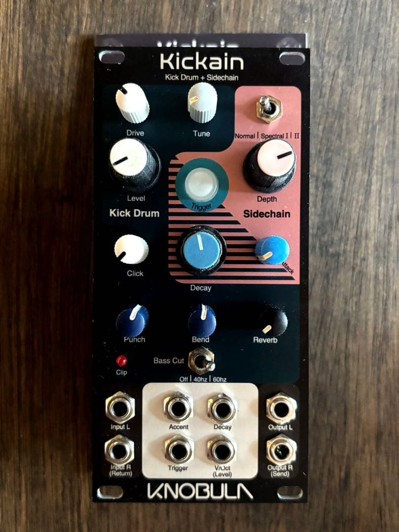 KNOBULA Kickain Eurorack モジュラーシンセ／動作良好 Knobula Kickain Eurorack Module Review - Perfect Circuit