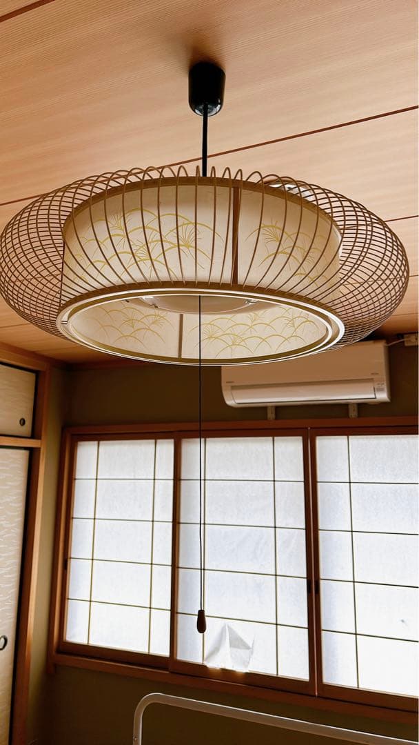 昭和レトロ 和風 東芝蛍光灯器具 ペンダントライト 照明器具 天井照明