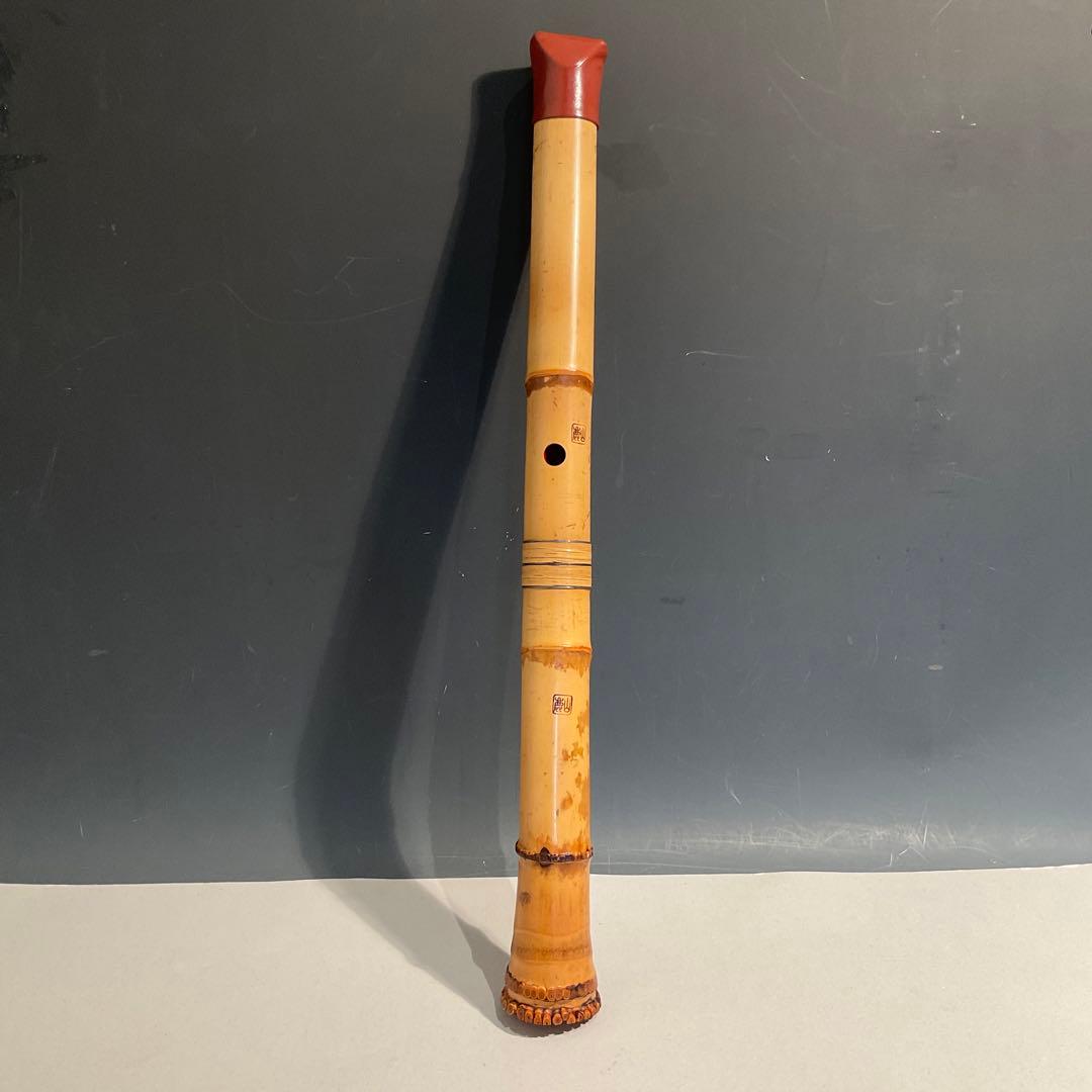 3111701M 極上 尺八 名工鹿山銘 完品 一尺六寸 歌口バチ型 - メルカリ