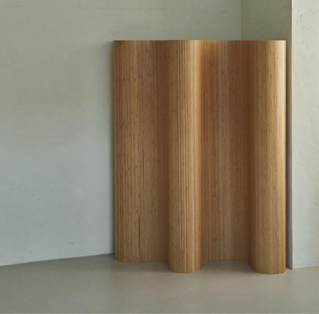 Artek風 カーブパーテーション 150cm×200cm Artek風 ウッドカーブ パーテーションの通販 by MM's shop｜ラクマ