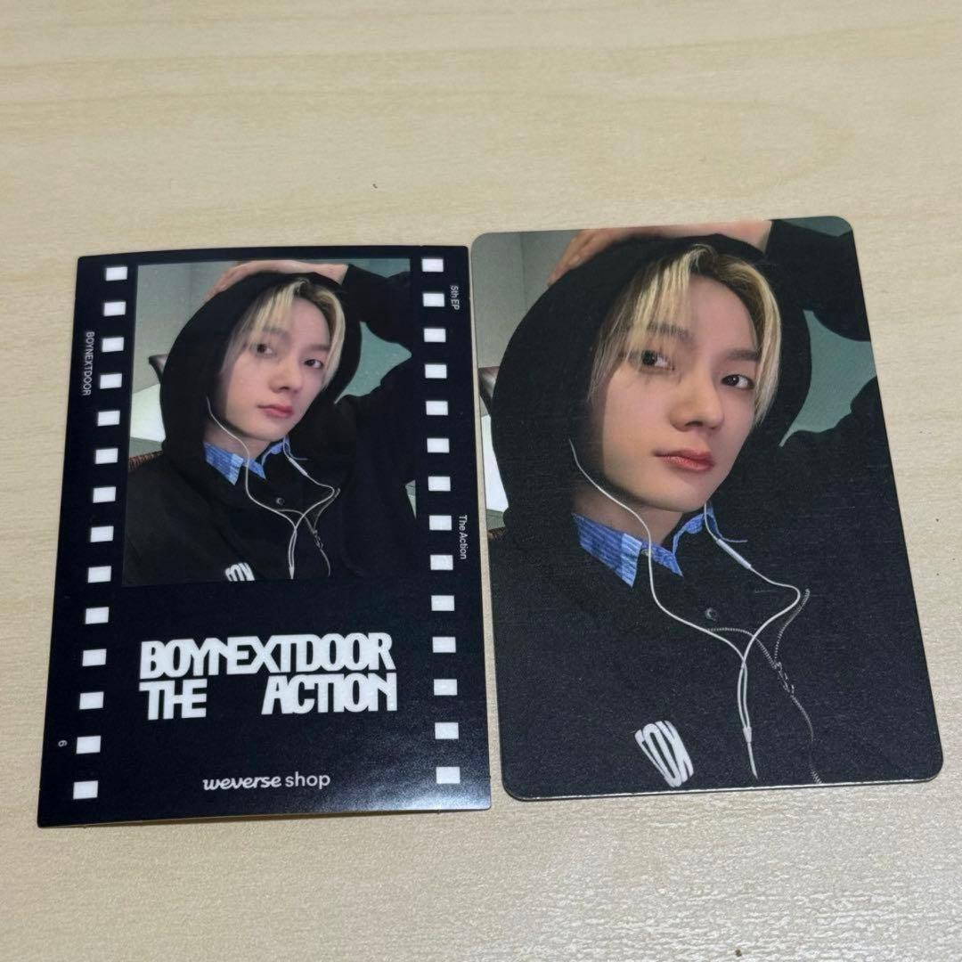 BOYNEXTDOOR トレカ TheAction global 特典 ソンホ - メルカリ