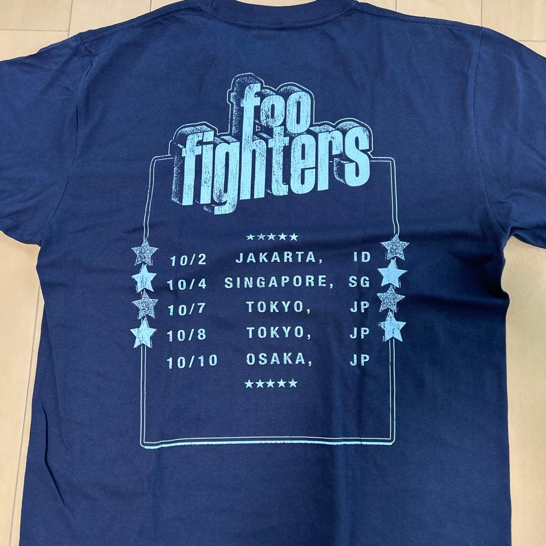 新品未着用】FOO FIGHTERS 25レコードT紺L