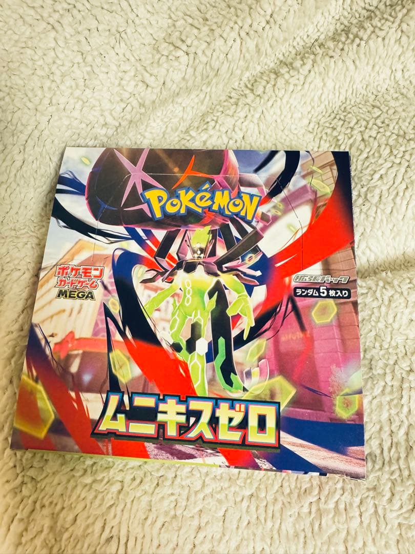 ポケモンカード ムーキスゼロ BOX 外装シュリンクなし 未開封 ポケモンカードゲーム ムニキスゼロ BOX MEGA 拡張パック 新品未開封