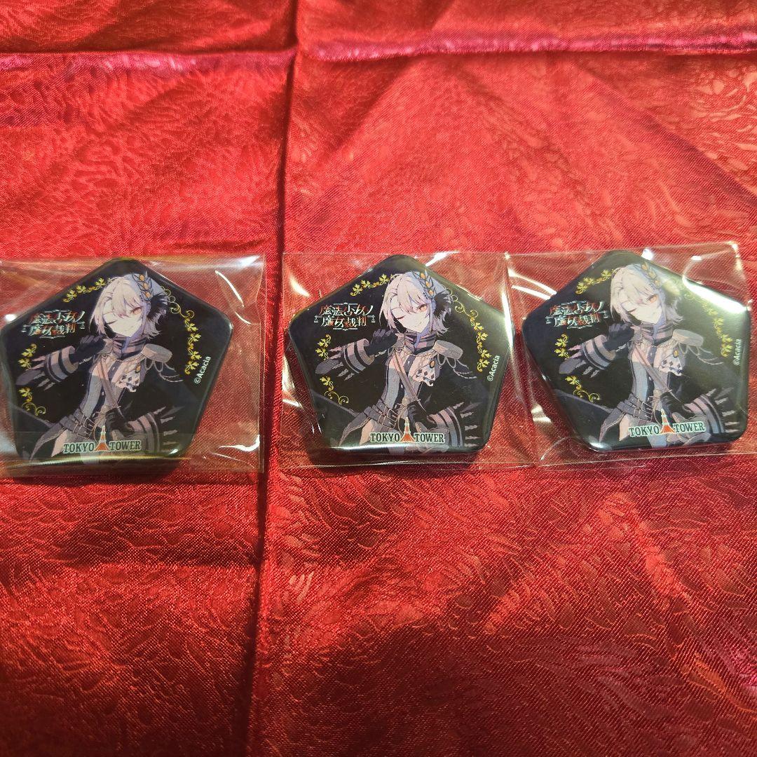 魔法少女ノ魔女裁判 蓮見レイア 缶バッジセット 東京タワー コラボ