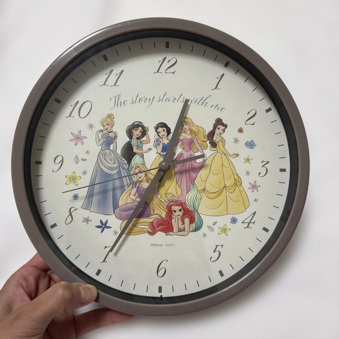 ディズニープリンセス 掛け時計 Disney PRINCESS - メルカリ