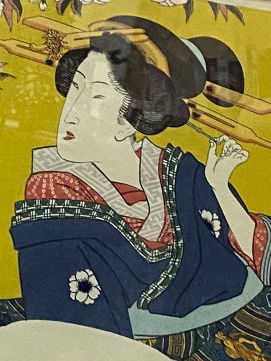 リサイクルFORTで検索‼️浮世絵の️傑作品‼️豊国作で印刷工芸