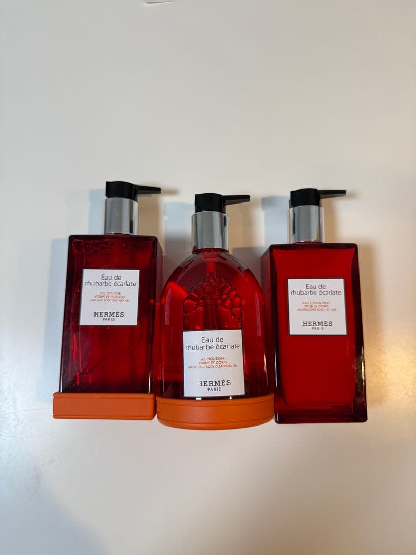 【新品】HERMES オー ドゥ ルバーブ エルカラット　バスアメティ5点セット herpa0000016_1.jpg