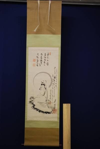 不詳/作者不詳/観音画賛/人物図/布袋屋掛軸HC-749 - メルカリ