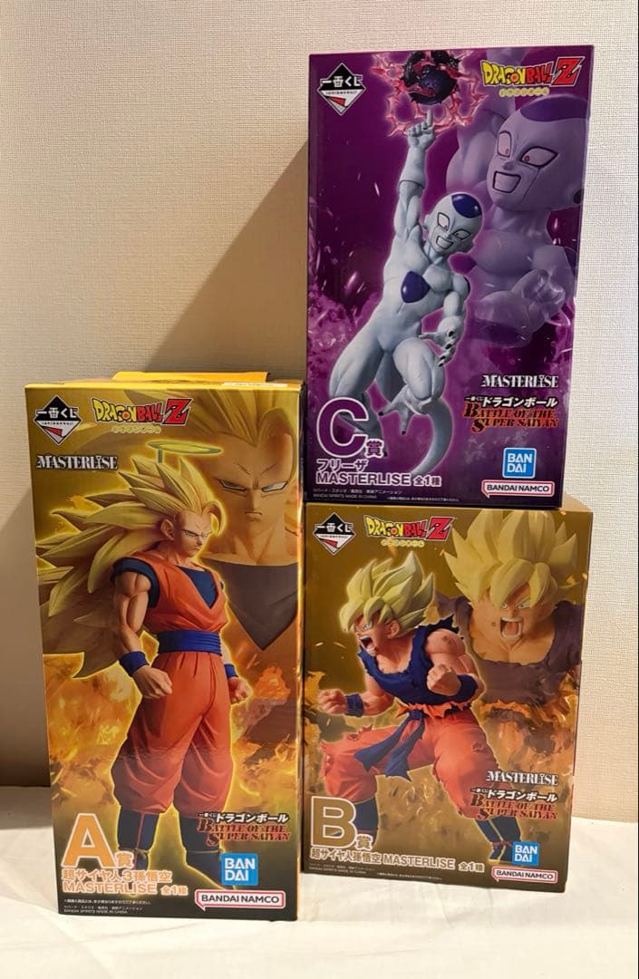 ドラゴンボール 一番くじ A賞超サイヤ人3孫悟空B賞C賞3体セット - メルカリ