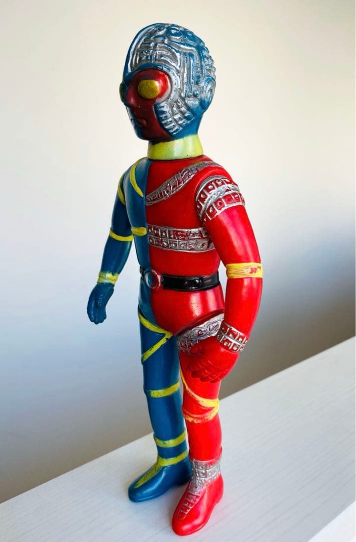 当時物】キカイダー パチ 無版権 ソフビ スタンダードサイズ 28cm