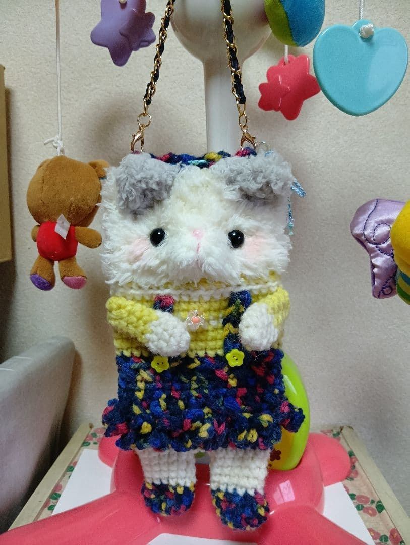 ぴ-ちゃん様専用】ペットボトルカバー☆あみぐるみ ねこちゃん - メルカリ