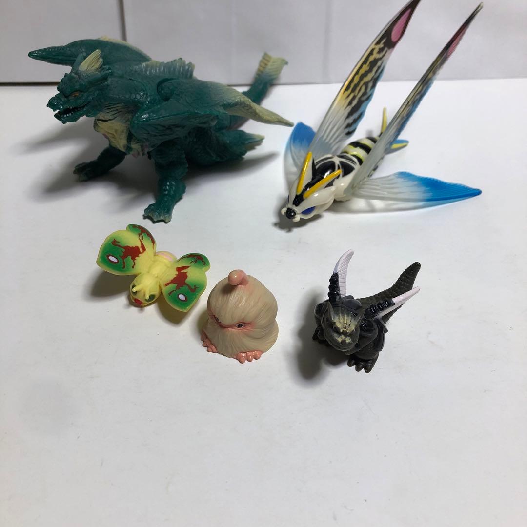 モスラ2 海底の大決戦セット アクアモスラ ダガーラ 絶版ソフビ ゴジラ