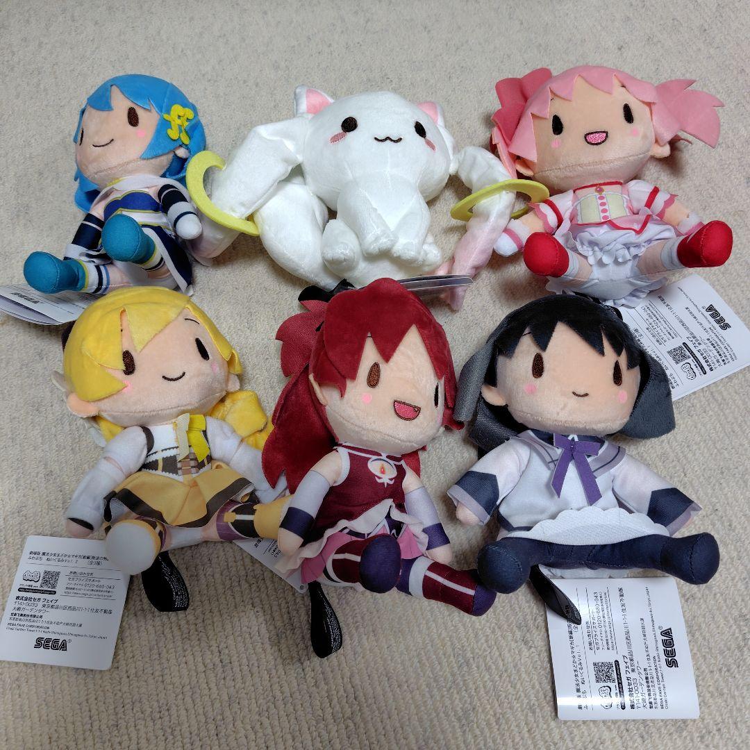 魔法少女まどか☆マギカ ぬいぐるみ 6体セット Amazon.co.jp: 魔法少女まどか☆マギカ まどマギ Chibiぬいぐるみ 6種