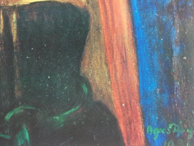 AGUS DJAJA（アグス　ジャヤ）、踊子、希少画集画、新品額装付