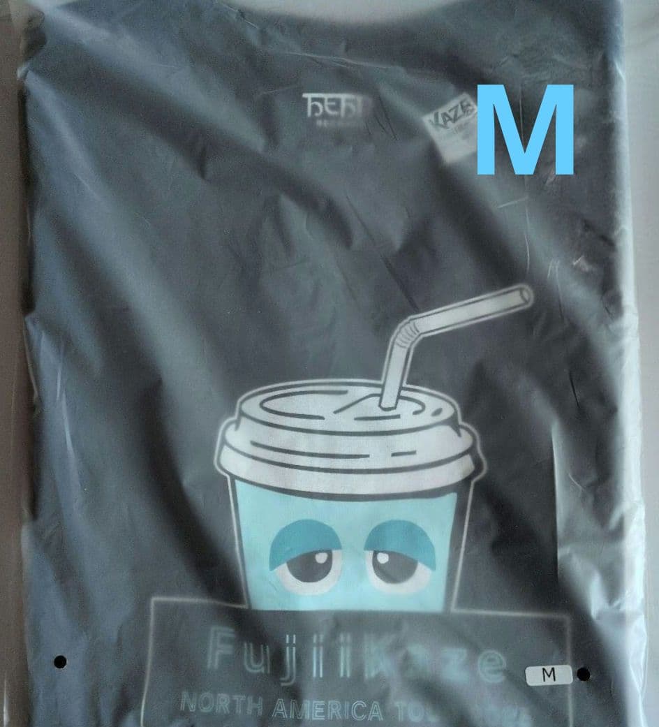 新品】Fujii Kaze ドリンクTシャツ ブラックM ノースアメリカツアー
