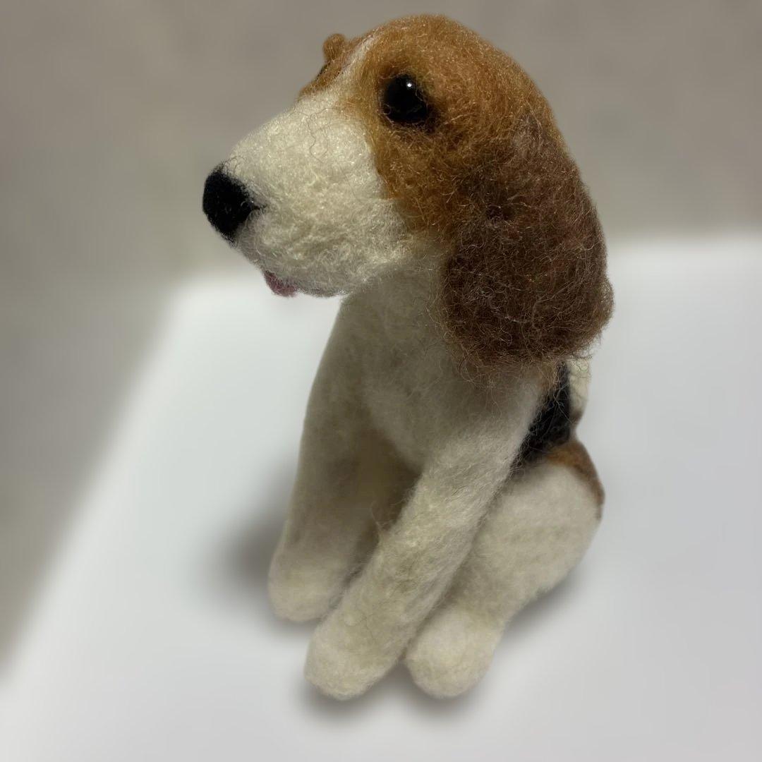 ビーグル犬＊羊毛フェルト＊ハンドメイド - メルカリ