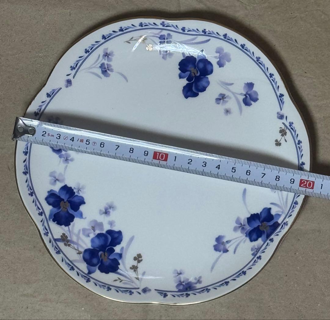 青藍HOYA陶磁器皿 5枚セット 直径20cm - メルカリ