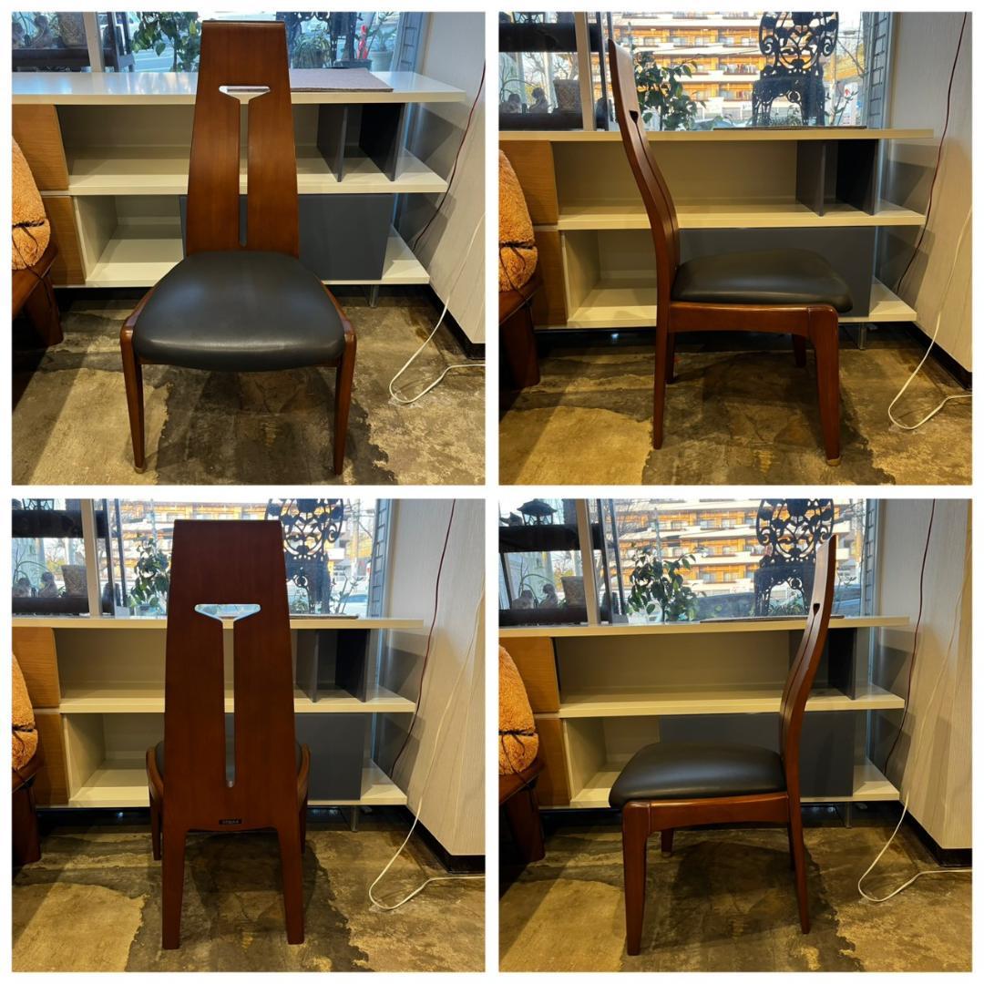 美品【 3脚 】 WeDOStyle 大塚家具 ハイバック ダイニングチェア