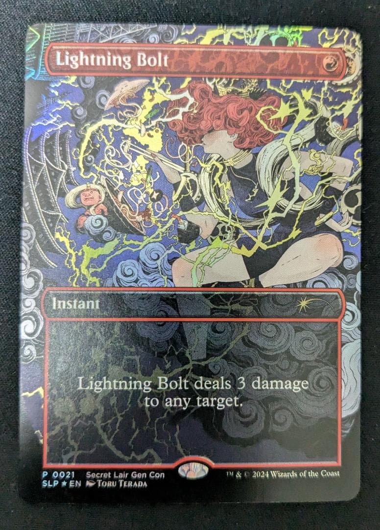 MTG 稲妻/Lightning Bolt Foil Secret Lair ② - メルカリ