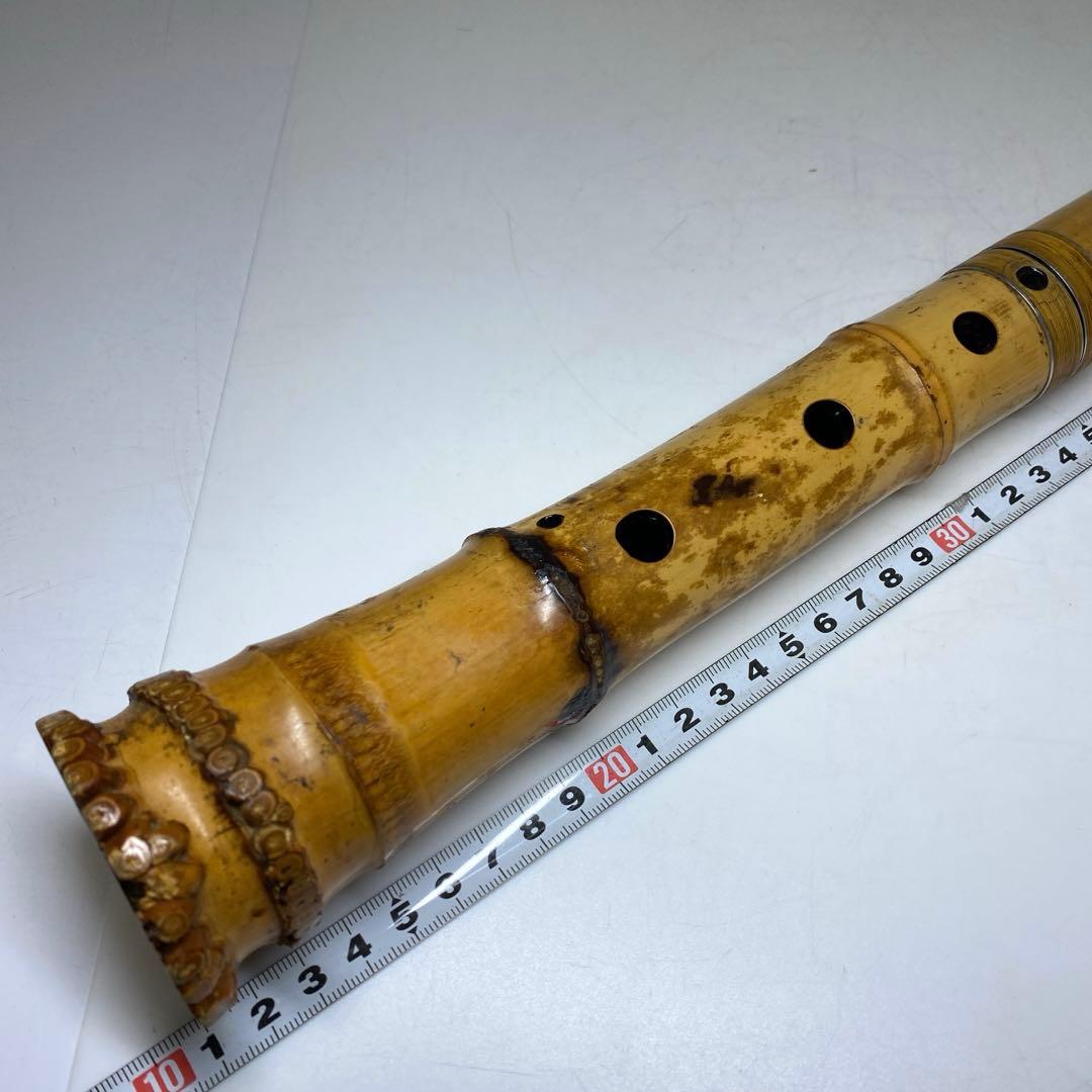 鳳舟在銘 銀三線尺八 約49cm 東N7-1026① - メルカリ