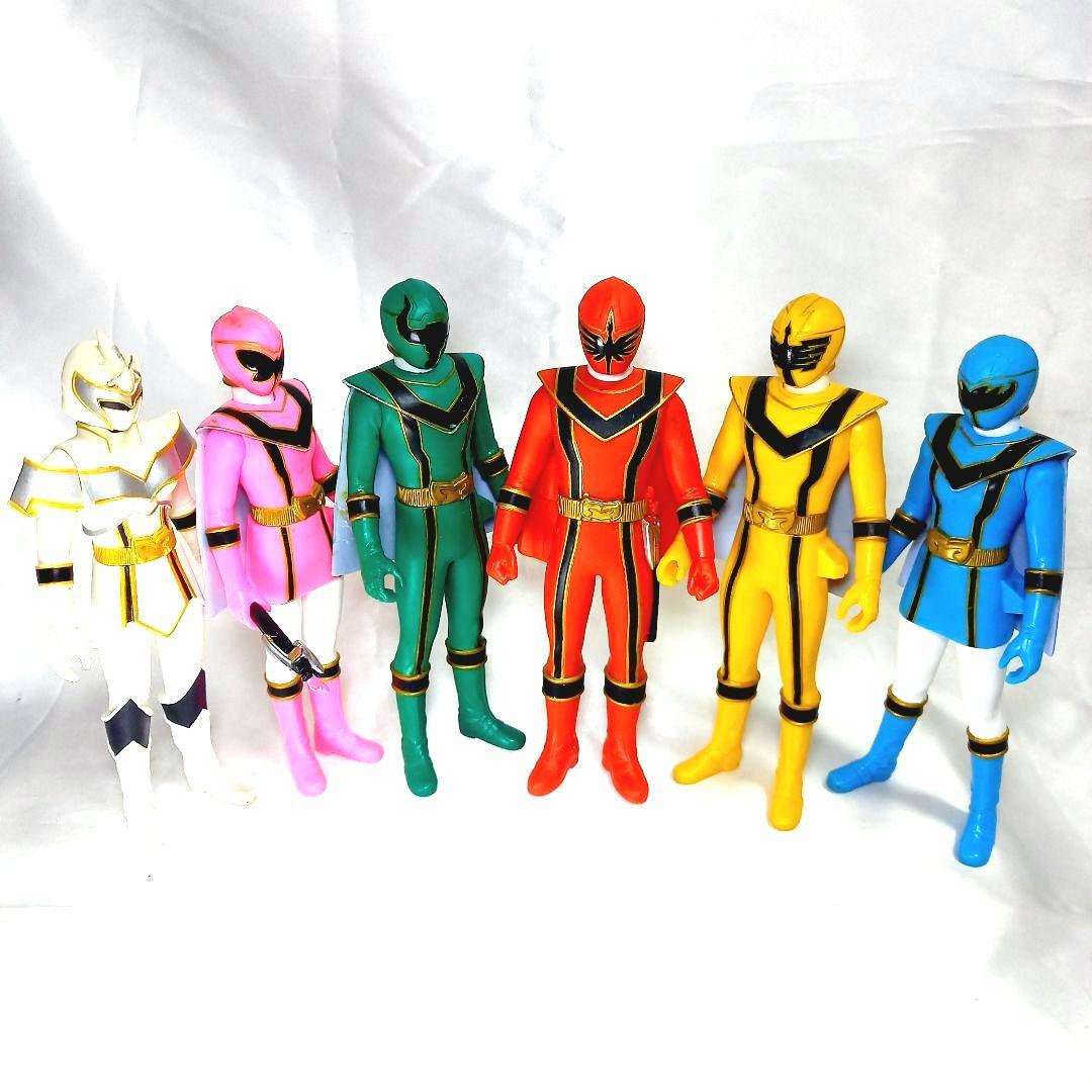 魔法戦隊マジレンジャー ソフビフィギュア17センチセット - メルカリ