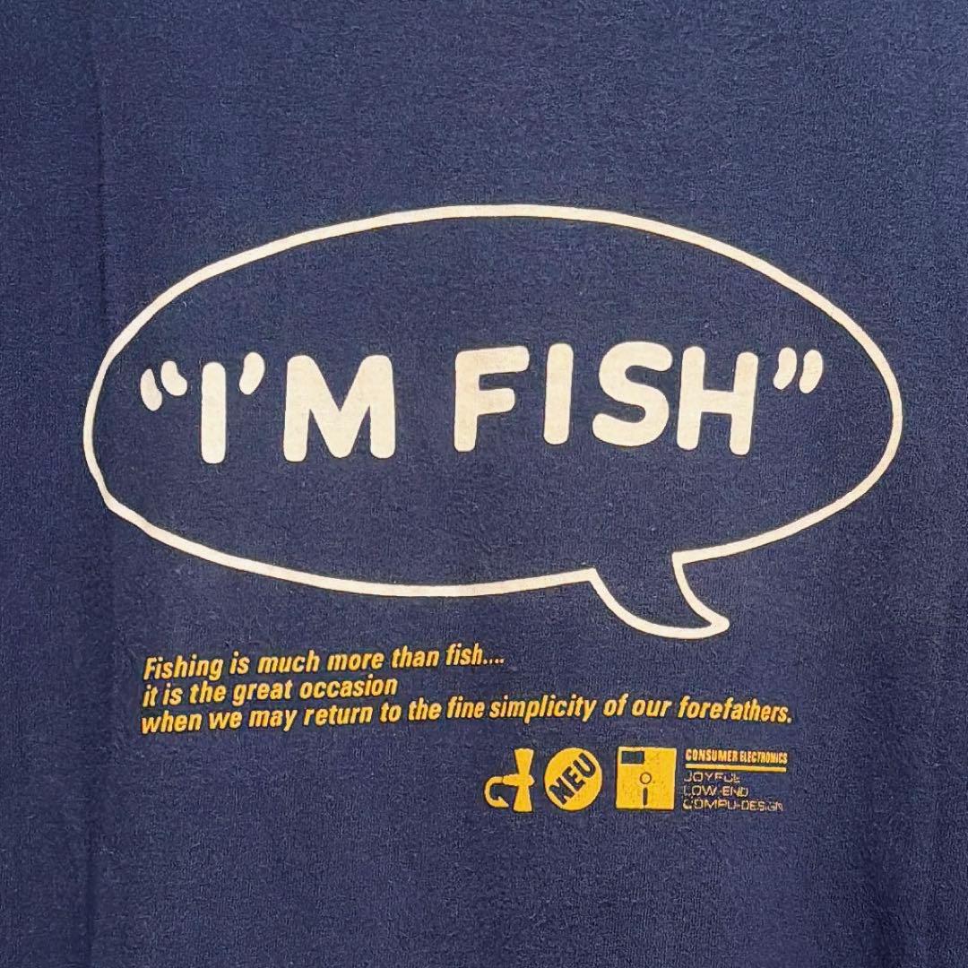 97当時物】 fishmans フィッシュマンズ Tシャツ ネイビー M Fishmans