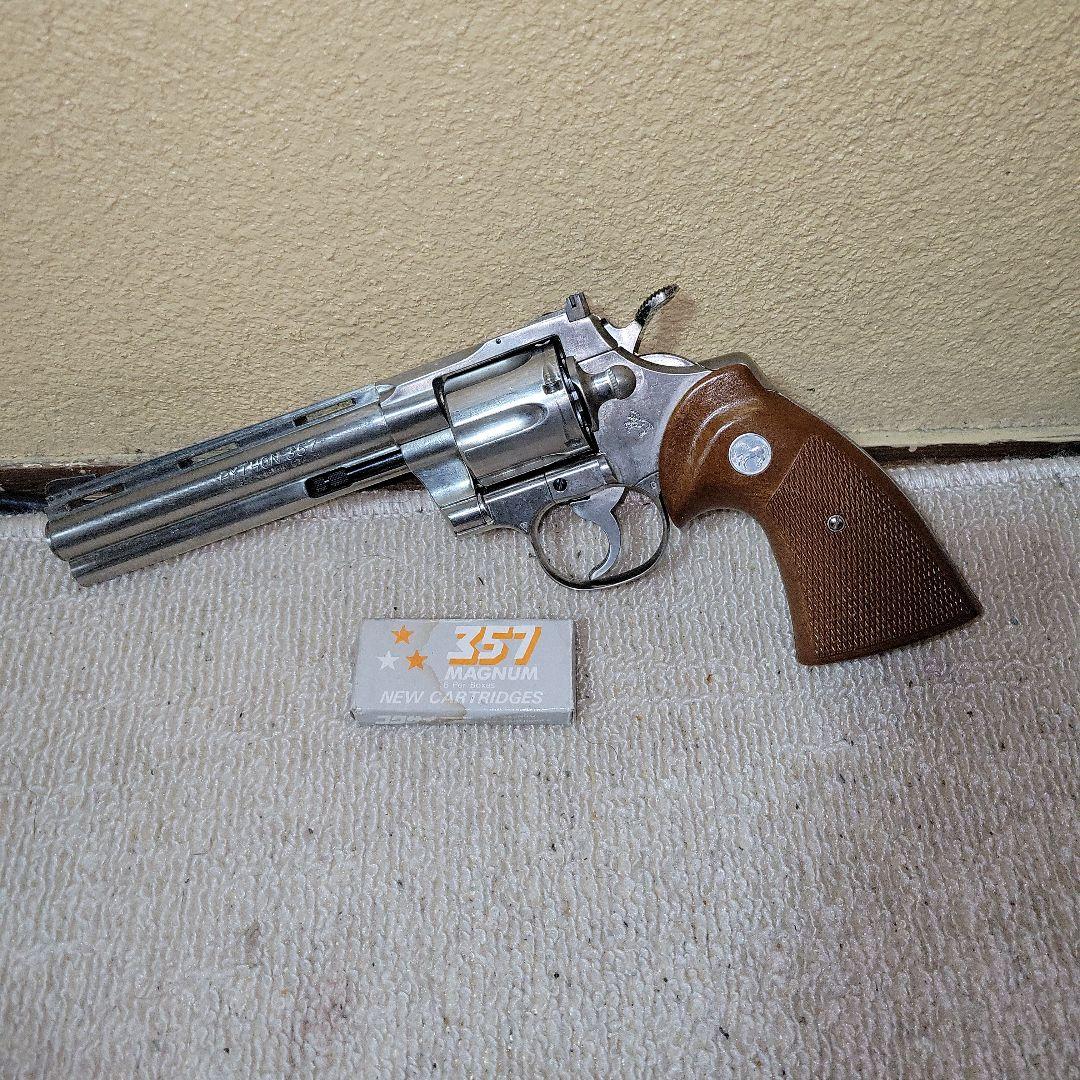 コクサイ　NEW Python 357　未発火 コクサイ Kokusai モデルガン コルト パイソン 357マグナム 未発火 24K