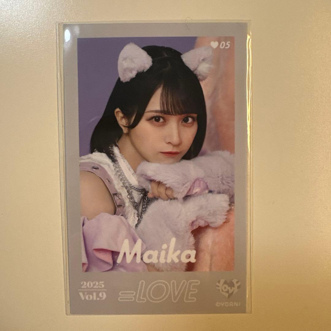 佐々木舞香 ミニフォトカード レア 猫