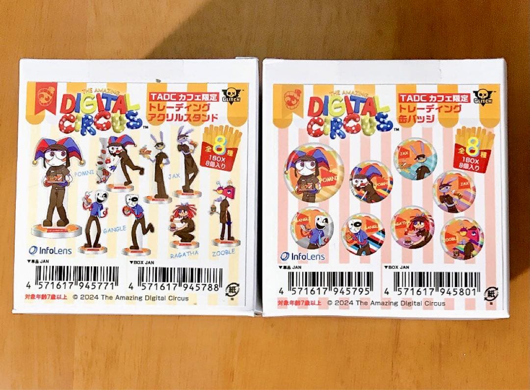 アメイジングデジタルサーカス TADC アクリルスタンド 缶バッジ