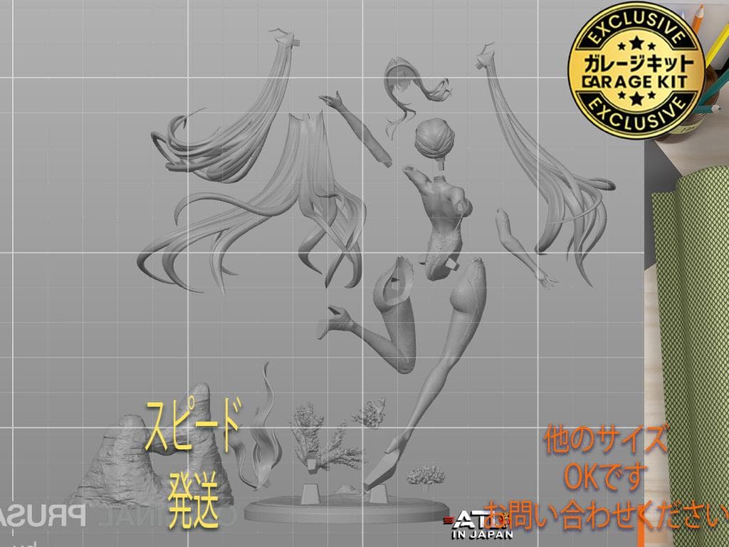ガレージキット 勝利の女神 ニケ リトルマーメイド －未塗装未組立