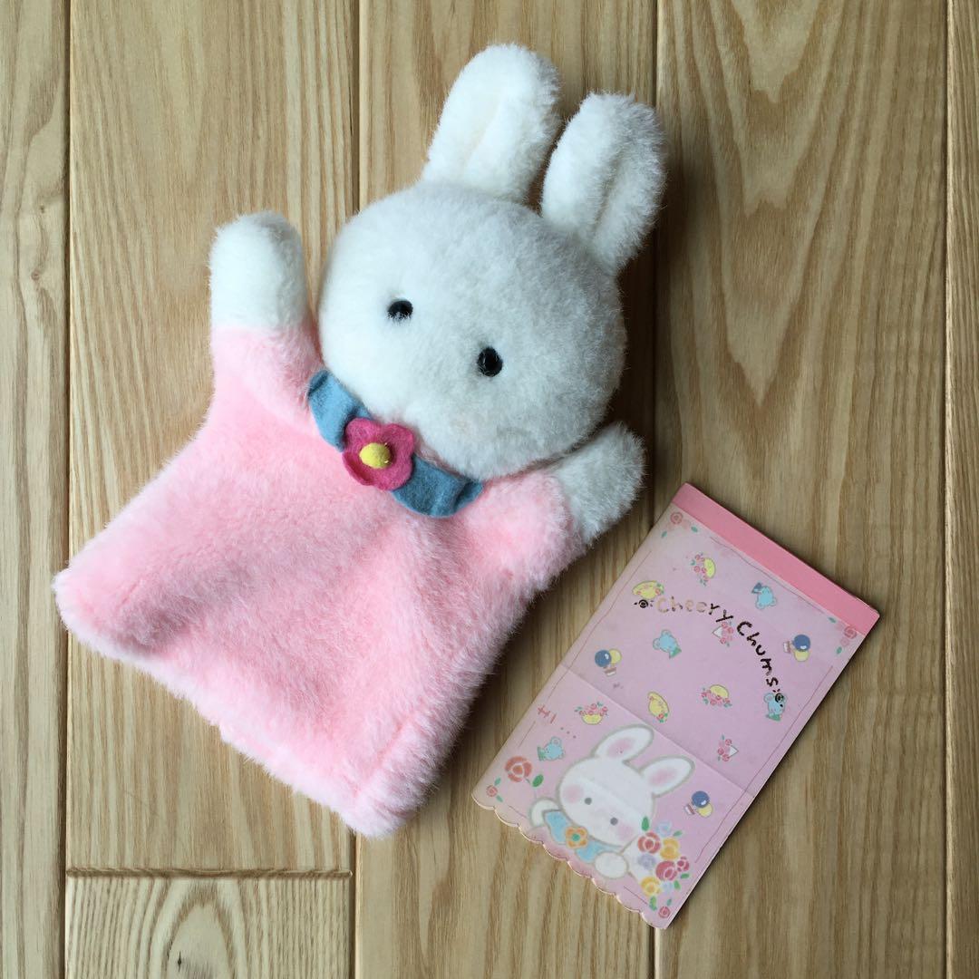 サンリオ 昭和レトロ チアリーチャム ぬいぐるみ パペット メモ帳
