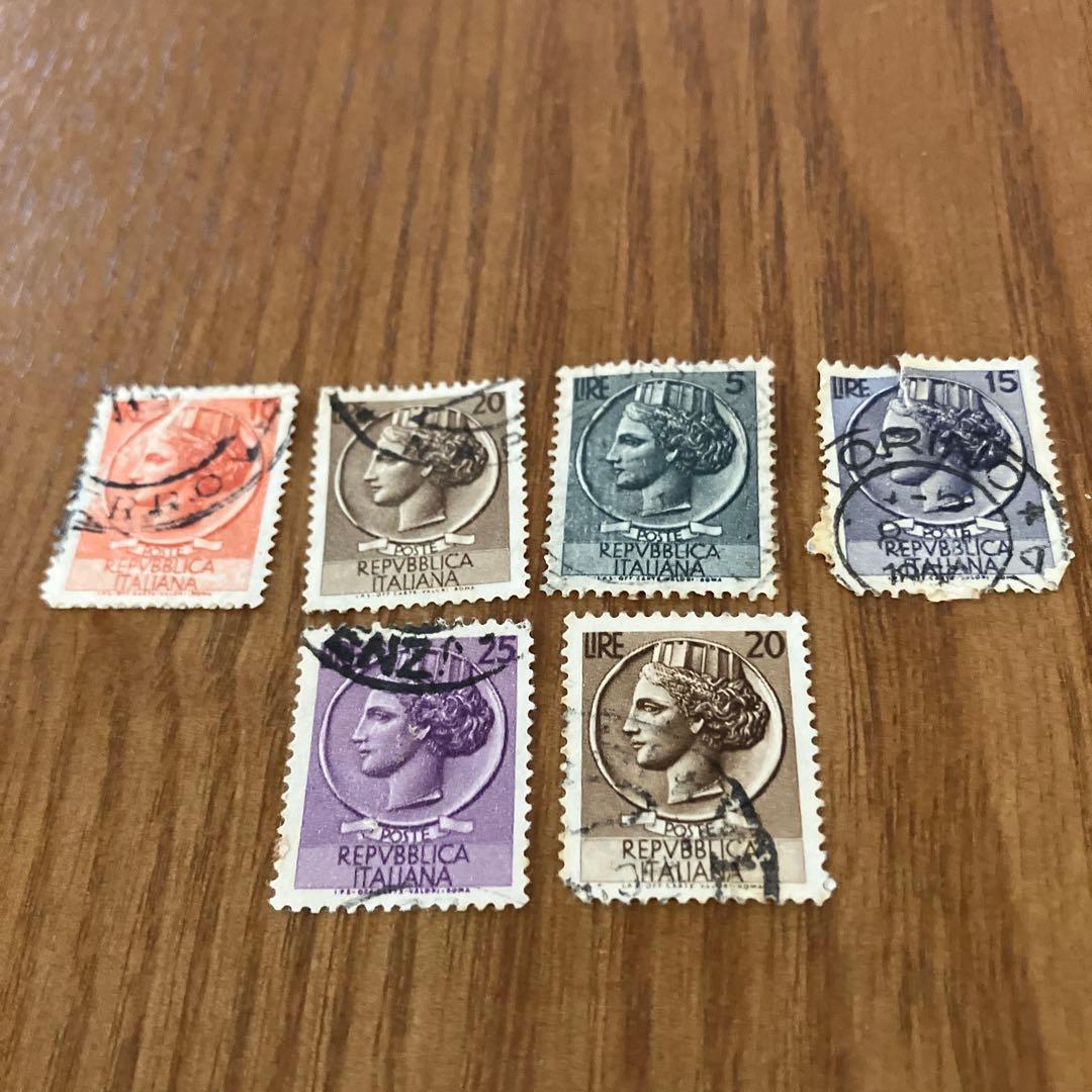 イタリア 使用済切手 セット 15-30リラ6枚セット - メルカリ