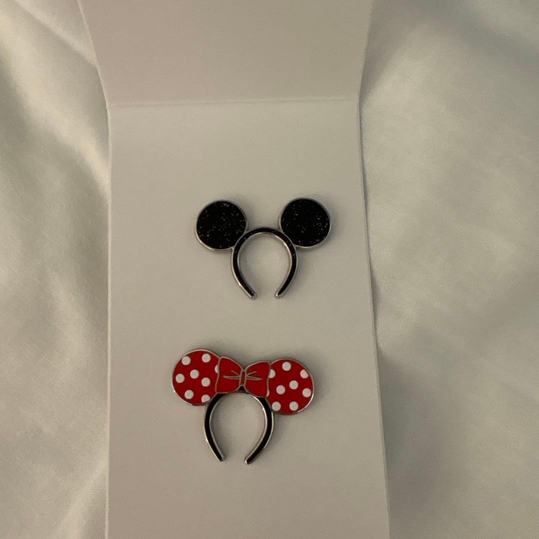 ミッキー・ミニー ピンバッジ 2個セット 東京ディズニーリゾート