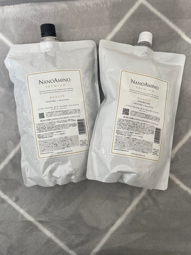 NANOAMINO プレミアムボーテシャンプー&トリートメント　1ℓ ナノアミノプレミアム / ナノアミノプレミアム ボーテ モイスチャー