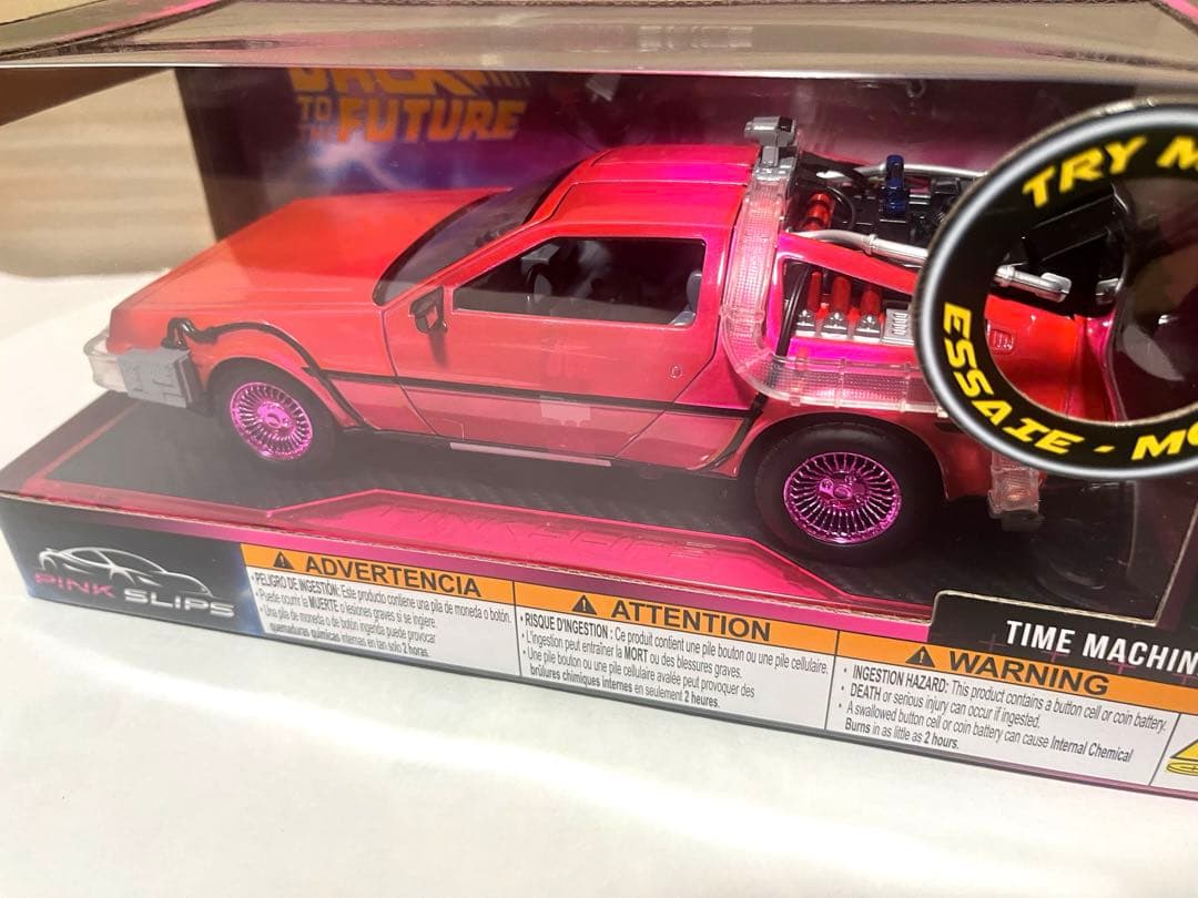 Jada 1/24 pink slips バックトゥーザフューチャー デロリアン - メルカリ
