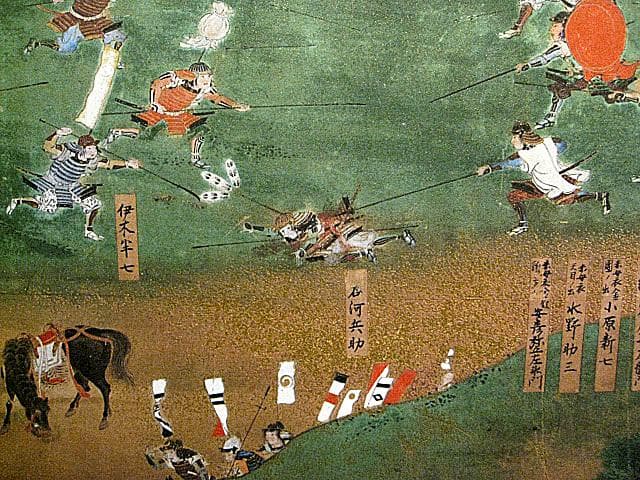 希少 #レア #NHK #賤ヶ岳合戦図屏風 #複製画 #一隻 #大河鎧兜日本刀