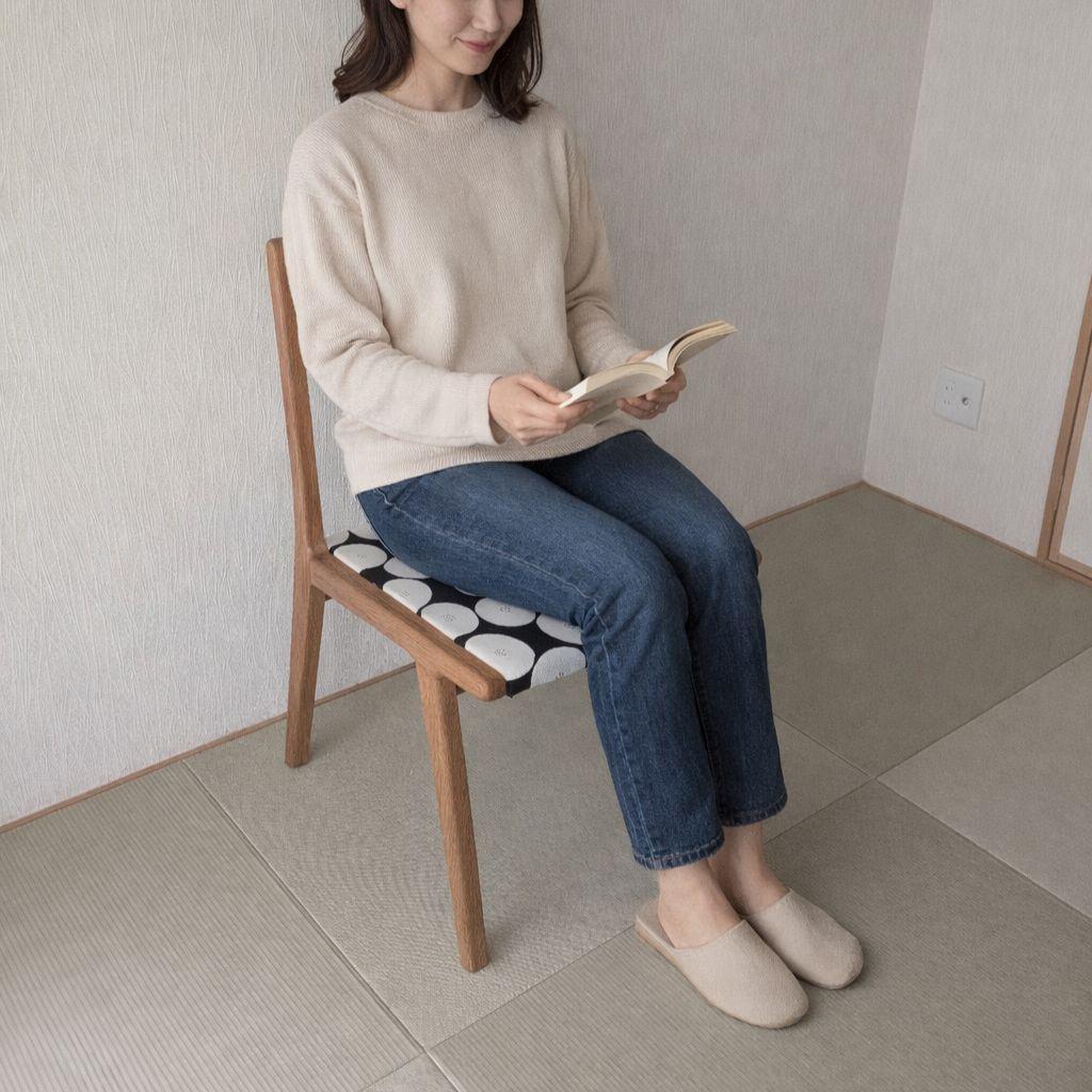 NDstyle】TOMOE 村澤一晃 木製ダイニングチェア 座面 ハンドメイド