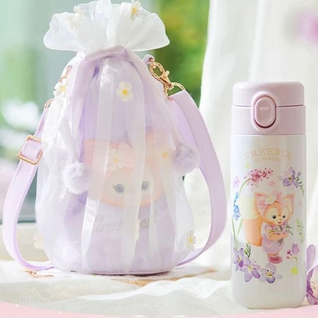 上海ディズニー限定 リーナベル ステンレスボトル 400ml 夢幻 リーナベル 水筒＆カバー セット| 上海ディズニー🇨🇳 – リーナちゃん