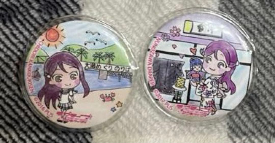 Aqours まちあるき缶バッジ - メルカリ