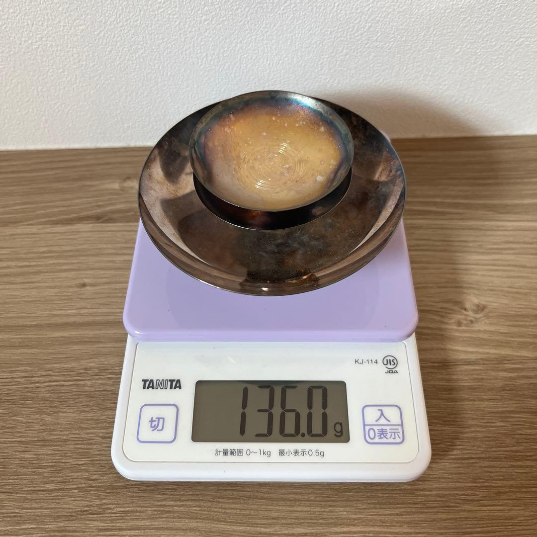 銀杯　純銀　136g 純銀 玉盃 ながれ（C） | 銀製品,酒器 | 森銀器製作所公式オンライン