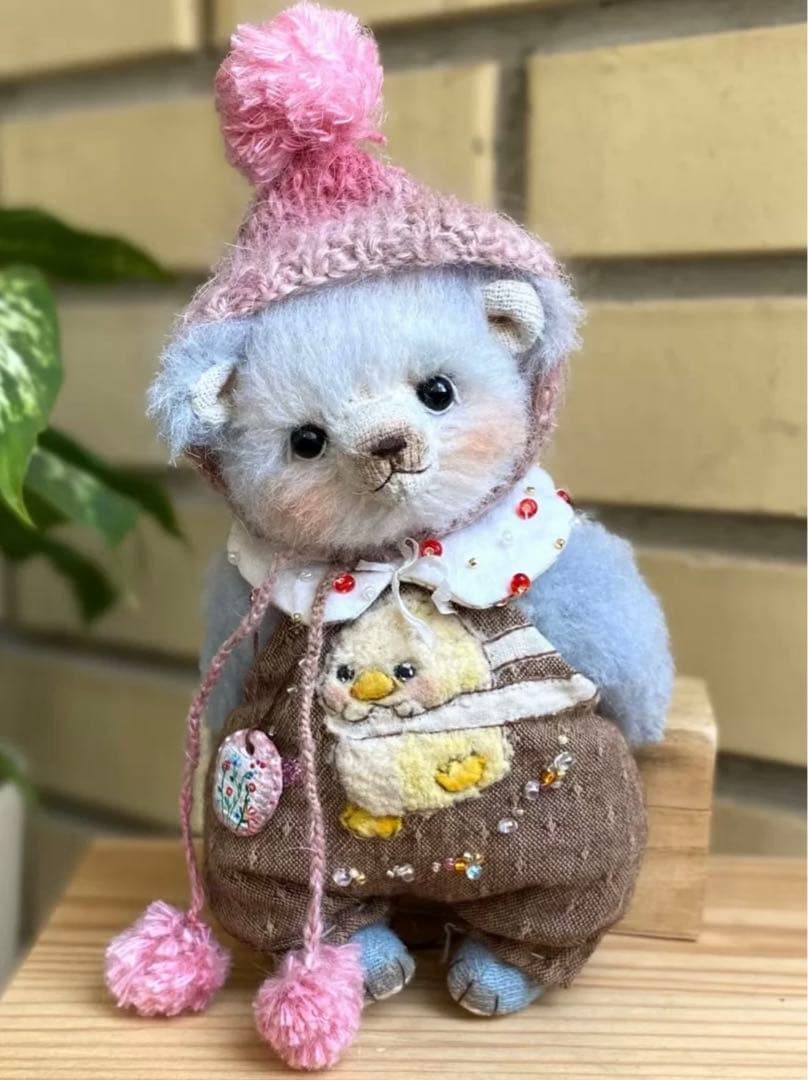 おててを隠す仔熊たち テディベア アーティストベア 海外作家様 ハンドメイド アーティストベア 海外作家 ロザリー フリッシュマン テディベア